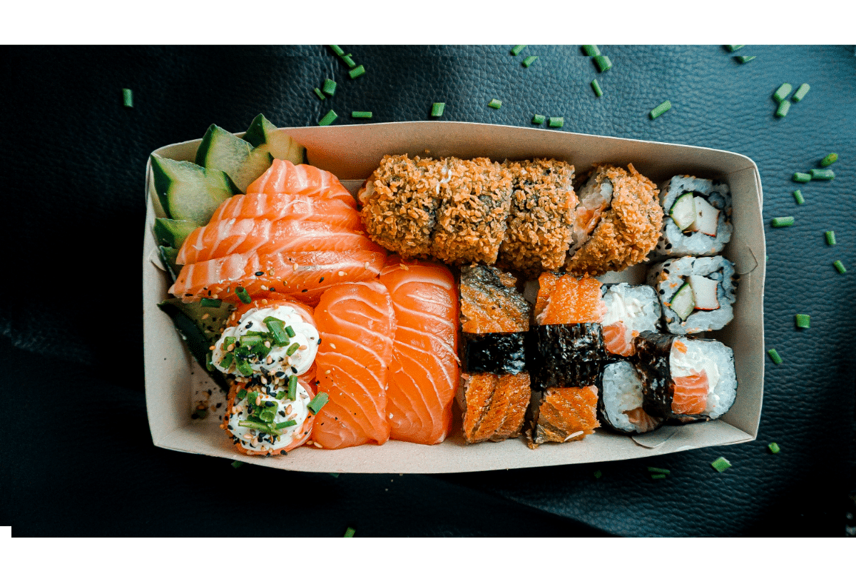 sushi in a box