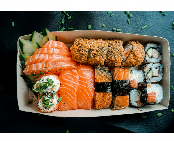 sushi in a box